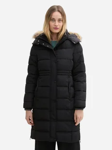 Kurtka zimowa długa damska Tom Tailor 1042915 XL Czarna (4068127239211) - Kurtki damskie - miniaturka - grafika 1