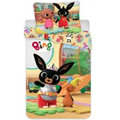 Pościel dla dzieci - Pościel 100x135 Bing i Flop bawełniana - miniaturka - grafika 1