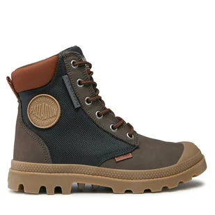Trapery Palladium Pampa Sc Wpn U-S 77235-236-M Brązowy - Botki damskie - miniaturka - grafika 1