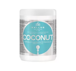 Kallos Coconut Odżywczo-Wzmacniająca Maska Do Włosów Z Olejkiem Kokosowym 1000ml - Maski do włosów - miniaturka - grafika 1