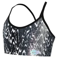 Biustonosze - Nike Novelty Df Ic Indy biustonosz sportowy czarny/czarny 128 - miniaturka - grafika 1