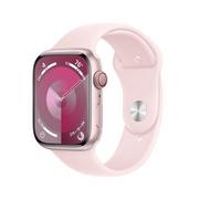 Smartwatch - Apple Watch Series 9 GPS + Cellular 45mm Aluminium Sport M/L Różowy - miniaturka - grafika 1