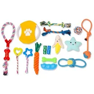 Zabawki dla psów - Szarpak dla psa ZWIERZOPASJA Frankie (16 szt.) - miniaturka - grafika 1