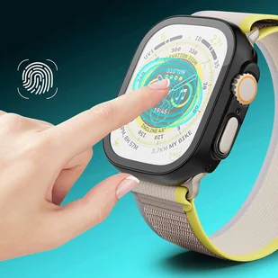 Obudowa ochronna z szkłem Alogy Protector Case 2w1 nakładka etui do Apple Watch Ultra 49mm Czarna - Akcesoria do smartwatchy - miniaturka - grafika 11