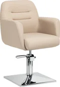 Fotele fryzjerskie - Activeshop Gabbiano fotel fryzjerski Monaco beżowy - miniaturka - grafika 1