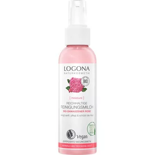 Logona Moinsture Lift Bogate mleczko oczyszczające do twarzy z organiczną różą damasceńską 125.0 ml - Kremy do twarzy - miniaturka - grafika 1