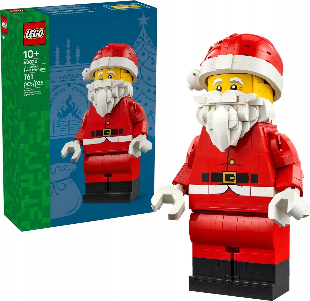 LEGO 40820 Minifigurki - Powiększona minifigurka Świętego Mikołaja