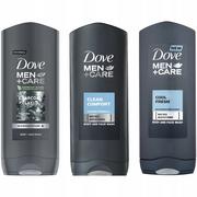 Kosmetyki do kąpieli - Dove Men Care Clean Comfort Żel Prysznic 3 x 400ml - miniaturka - grafika 1