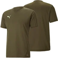 Koszulki męskie - Puma T-Shirt Koszulka Męska Khaki 658167-04 Xxl - miniaturka - grafika 1