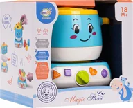 Zabawki kreatywne - Ramiz Interaktywny Garnuszek z Kuchenką + Sorter na klocki - miniaturka - grafika 1