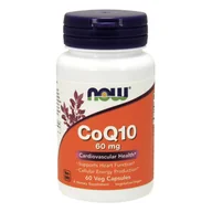 Witaminy i minerały - Now Foods Koenzym Co Q10 60mg 60 kapsułek - miniaturka - grafika 1