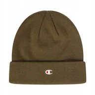 Czapki damskie - Czapka Champion Beanie Cap khaki 806065 GS585 - miniaturka - grafika 1