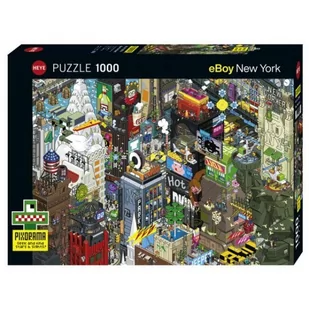 Heye Puzzle 1000 elementów. New York, Quest &amp;#8211; Pixorama - Puzzle - miniaturka - grafika 1