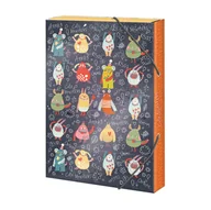 Teczki i skoroszyty - Teczka z gumką A4, 4 cm, Cute Monsters - miniaturka - grafika 1