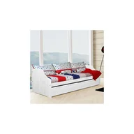 Łóżka dla dzieci i młodzieży - Łóżko Drewniane Sosnowe Felix 90 x 200 z Dolnym Spaniem Meble Doktór Bejca Brązowy - miniaturka - grafika 1