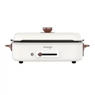 MultiGrill Kuvings kość słoniowa Ceramic Plus + 2 płyty + 2 książki z przepisami