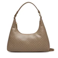 Torebki damskie - Torebka Calvin Klein Emblem Aop Conv Shoulder Bag LV04F3298G Beżowy - miniaturka - grafika 1