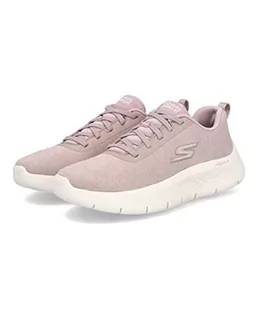 Skechers Damskie trampki GO Walk Flex, kolor fioletowo-tekstylny/wykończenia, rozmiar 7, Fioletowe wykończenie tekstylne, 40 EU - Trampki damskie - miniaturka - grafika 1