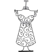 Manekiny wystawowe - Desconocido B and B Manekin Wiszący Naszyjniki, Czarny, Kompozytowy, Jeden rozmiar - miniaturka - grafika 1