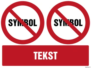 ZNAK NA ZAMÓWIENIE WZÓR E-002, FN - FOLIA SAMOPRZYLEPNA; (600X450MM) - Systemy ekspozycyjne i znaki informacyjne - miniaturka - grafika 1