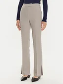 Spodnie damskie - Boss Spodnie materiałowe Tubeka4 50518860 Szary Slim Fit - miniaturka - grafika 1