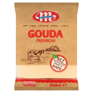 Mlekovita Ser Gouda 350G - Szybkie dania obiadowe - miniaturka - grafika 1