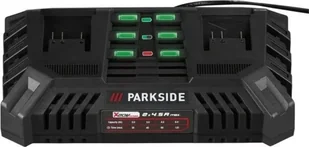 Parkside Double charger x2 12V, 4.5 Ah PDSLG 20 B1 DE/EU X20V Team - Akumulatory do elektronarzędzi - miniaturka - grafika 1