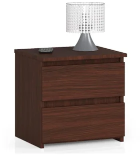 Klasyczna Szafka Nocna W Kolorze Wenge T7-L68 - Szafki nocne - miniaturka - grafika 1