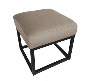 Pufa Max Loft podstawa czarna MG09 - Pufy i podnóżki - miniaturka - grafika 1