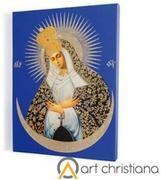 Ikony i obrazy sakralne - Matka Boża Ostrobramska, obraz na płótnie canvas - miniaturka - grafika 1