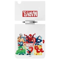 Pozostałe akcesoria do telefonów - Samsung Wkładka do etui Clear Cover z pierścieniem do Galaxy Z Flip 4 Marvel Biały - miniaturka - grafika 1