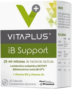 Suplement diety Vitaplus IB Support 20 kapsułek - Układ pokarmowy - miniaturka - grafika 1