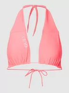 Stroje kąpielowe - Top bikini z nadrukiem z logo - miniaturka - grafika 1