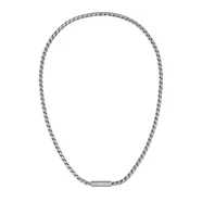 BOSS Jewelry Męski naszyjnik łańcuszkowy z kolekcji DORAN ze stali nierdzewnej z grawerowaną tabliczką - 1580693