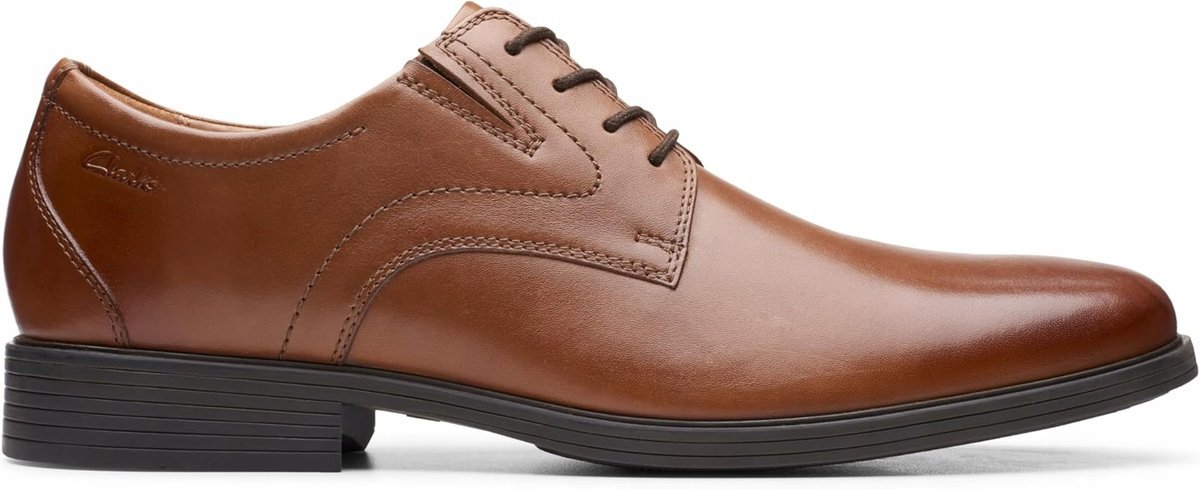 CLARKS PÓŁBUTY MĘSKIE SKÓRZANE SZNUROWANE BRĄZOWE 42 1Ż7E