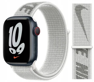 ORYGINALNA OPASKA APPLE NIKE SPORT LOOP 44/45/46/49MM ML2W3ZM/A SNOW WHITE SIZE UNIWERSALNY ORYGINALNA PLOMBA - Akcesoria do smartwatchy - miniaturka - grafika 1