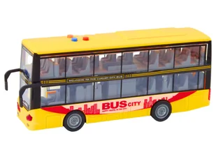 ŻÓŁTY AUTOBUS PIĘTROWY DLA DZIECI ŚWIATŁA DŹWIĘKI NAPĘD - Samochody i pojazdy dla dzieci - miniaturka - grafika 1