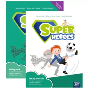 Pakiet Super Heroes 1 NEON. Podręcznik i zeszyt ćwiczeń. Szkoła podstawowa. Klasa 1 - Książki do nauki języka angielskiego - miniaturka - grafika 1