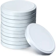Pojemniki kuchenne - Metalowe wieczka do słoików Bole 10 szt. 100mm białe - miniaturka - grafika 1