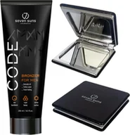 Balsamy i kremy do opalania - 7suns Code Bronzer Dla Mężczyzn 250ml + Podwójne Lusterko Gratis - miniaturka - grafika 1