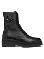Botki damskie - Geox Botki D Felleny D46XEB 00043 C9999 Czarny - miniaturka - grafika 1