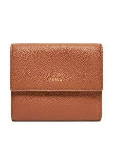 Furla Mały Portfel Damski Goccia M Compact WP00469 BX3036 KH RY000 Brązowy - Portfele - miniaturka - grafika 1