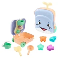 Zabawki do piasku - Mochtoys Walizka Na Zabawki Do Piasku Wody Z Akcesoriami - miniaturka - grafika 1