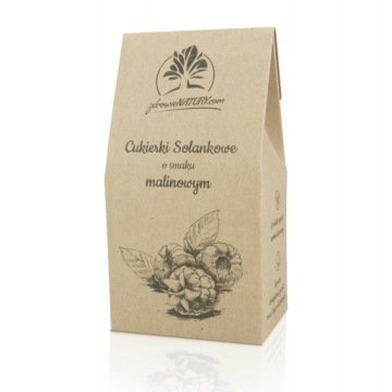 Zdrowie Natury Cukierki solankowe Malinowe 110g