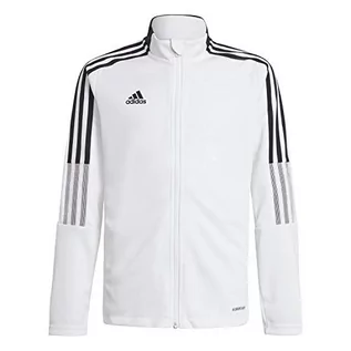 Kurtki i płaszcze dla chłopców - adidas Unisex Baby Tiro21 Tk Jkt Y kurtka biały 7-8 Years - grafika 1