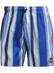 Costume Uomo adidas sportswear ia7752_striped_clx_blu - Kąpielówki męskie - miniaturka - grafika 1