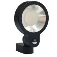 Oświetlenie warsztatowe - Inspire Naświetlacz zewnętrzny Foggy czarny 5000 lm IP44 z czujnikiem LED - miniaturka - grafika 1