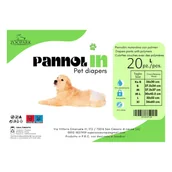 Specjalistyczne artykuły dla zwierząt - PannolIN Pieluchy dla suczki rozm. L 32x52cm 20szt/opak. - miniaturka - grafika 1