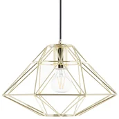 Lampy sufitowe - Beliani Lampa wisząca złota GUAM - miniaturka - grafika 1