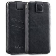 Etui i futerały do telefonów - movear MOVEAR PocketCase C+ wsuwane etui - portfel 2w1 na iPhone 7 4.7 CZARNY WSUWANE SKÓRA NATURALNA AIP67PCPPBKVBK - miniaturka - grafika 1